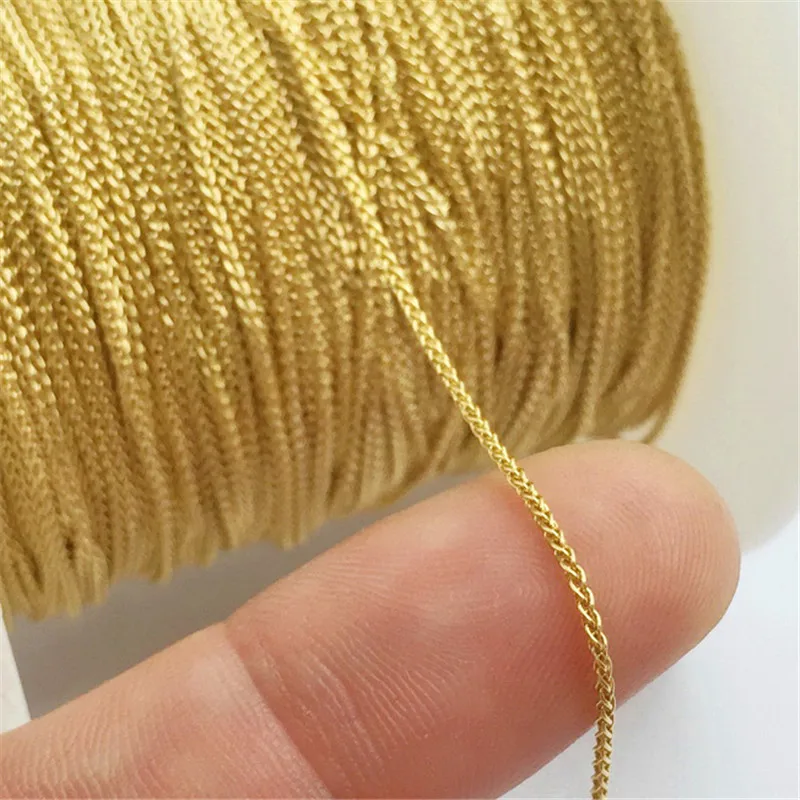 Chaîne en or véritable 14K 1MM, collier, bijoux en or minimaliste, bijoux à faire soi-même