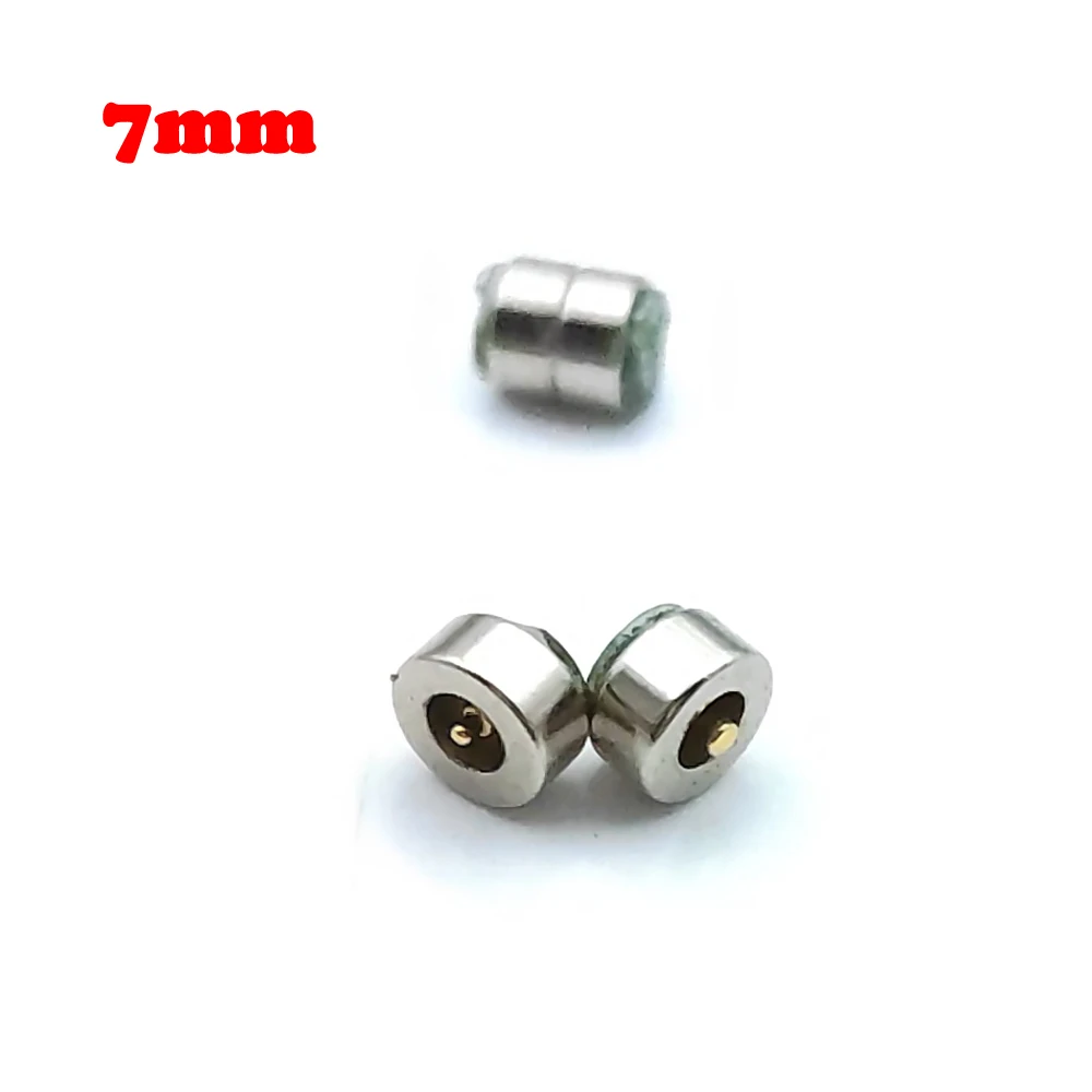 7mm 2Pin High Current Magnet Spring-Loaded Magnetic Cable Pogo Pin Connector Charge Power Male Female Probe Solder Wire Type