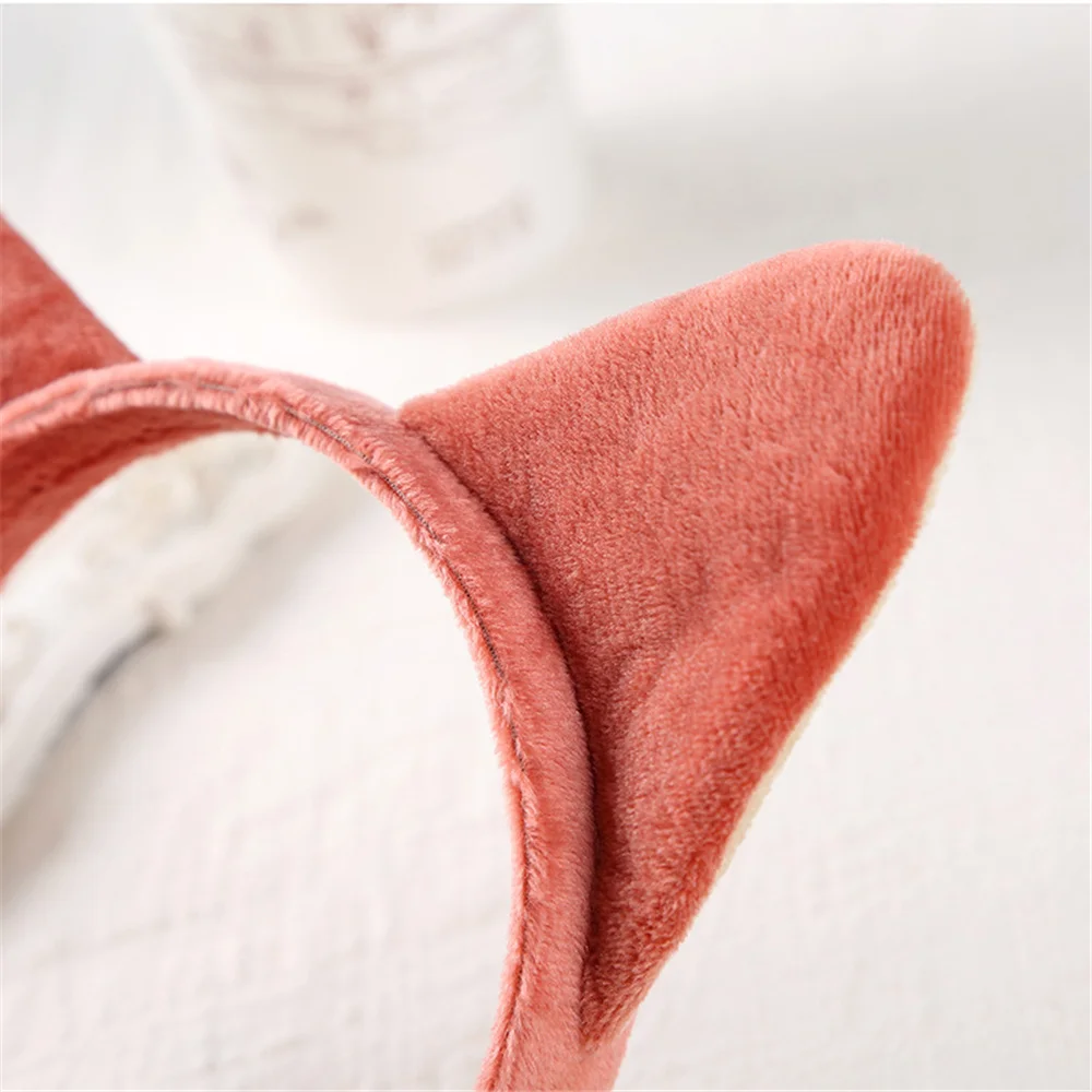 New Fox Fawn Ears Lovely Cartoon Animal Cloth Headband Cute Girls Boys Festival Fantastic Hair Accessories for Women Hair Band