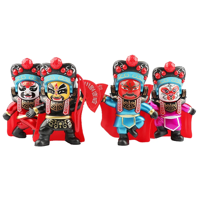 

Chinese cultural and artistic dolls Ethnic Dolls traditional opera Mask-changing dolls figure Sichuan Opera performance dolls