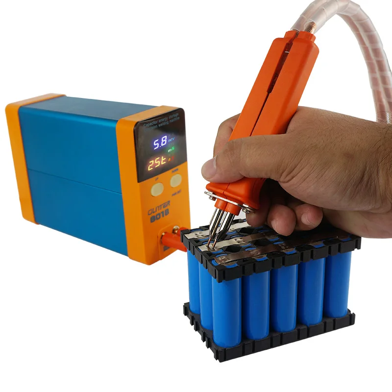 GLITTER 801B Storage Capacitor Spot Welding Machine Led Digital Display Glitter 801B Portable Small Spot Welder 100 ~ 240V