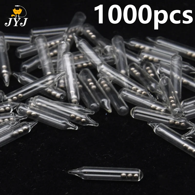 

1000pcs/lot wholesale 3mm 4mm 5mm Jig Fishing Lure Glass Rattles Insert Tube Rattles Shake Attract Fly Tie Tying Fishing rattle