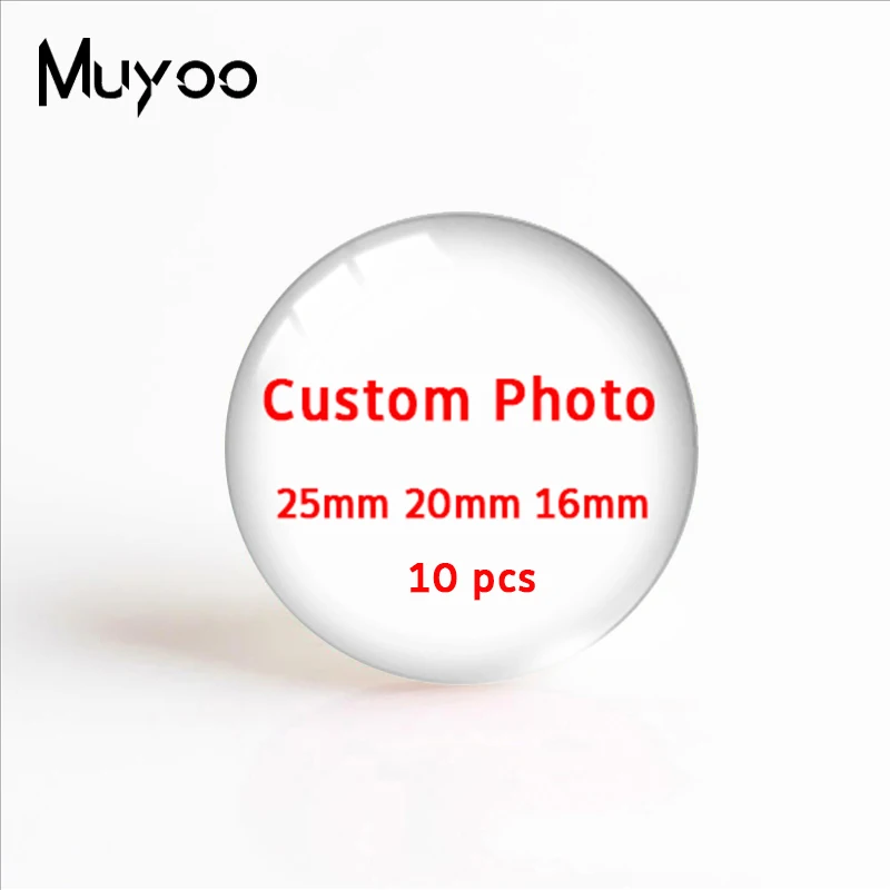 2020 New Custom Photo Cabochon 16mm 20mm 25mm Round Tear Drop Jewelry DIY Accessories OMG