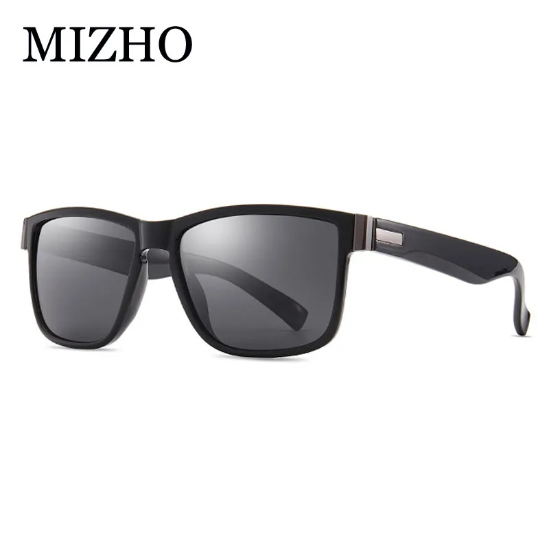 

MIZHO 2022 New Polaroid Sunglasses Men Square Tinted Vintage Brand Mens Polarized Sunglasses Driving UV Protection Cobain Retro