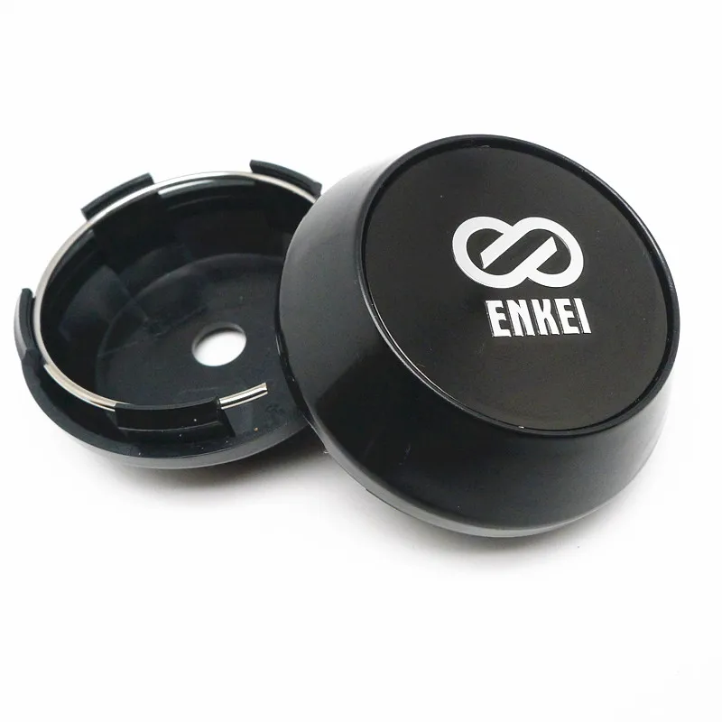 4pcs 65mm For ENKEI Wheel Center Hub Cap Covers Car Styling Emblem Badge Logo Rims Cover 45mm Stickers Accessories