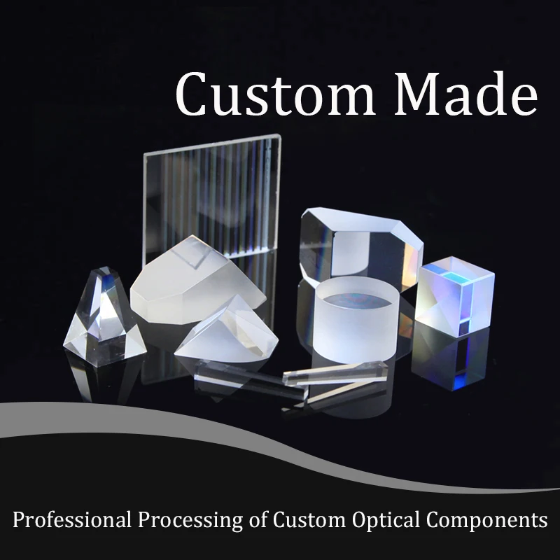 1pcs Optical Product Custom Link Factory Processing and Customization Optical Glass Free Optical Prism Lens Samples Sent Random