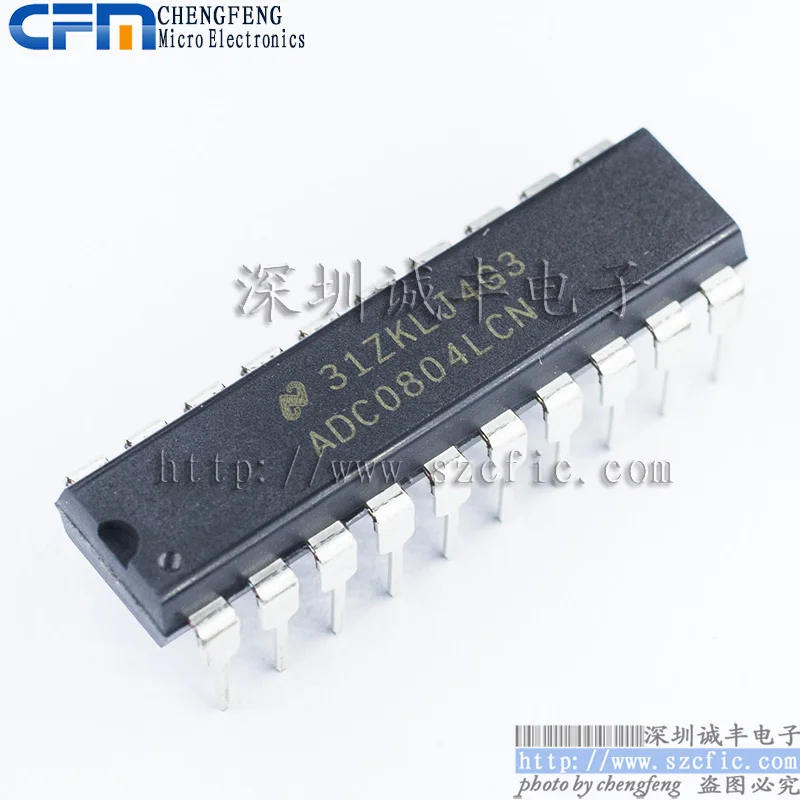 

5 шт. ADC0804LCN ADC0804 DIP A/D