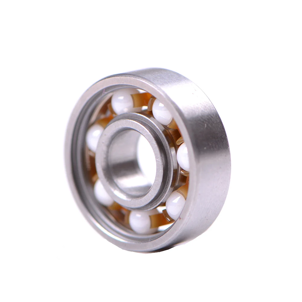 High Hardness Ceramic Alloy Inline Speed Black 608 Ball Bearing For Finger Spinner Wear Resistant Skateboard Bearings Hot