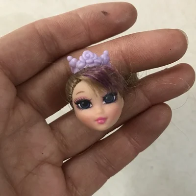 Rare Collection Makeup bar mini cute small Head Girl Dressing DIY Toy Parts Children Christmas Gift Favor