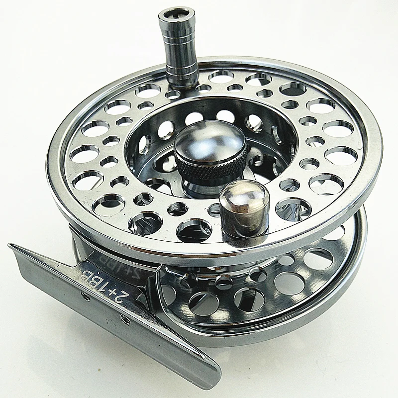 Twinfish fly fishing reel 3/4 5/6 7/8 9/10 CNC machining metal flying wheel ball bearings 2+1 Ratio 1:1 gun color reel