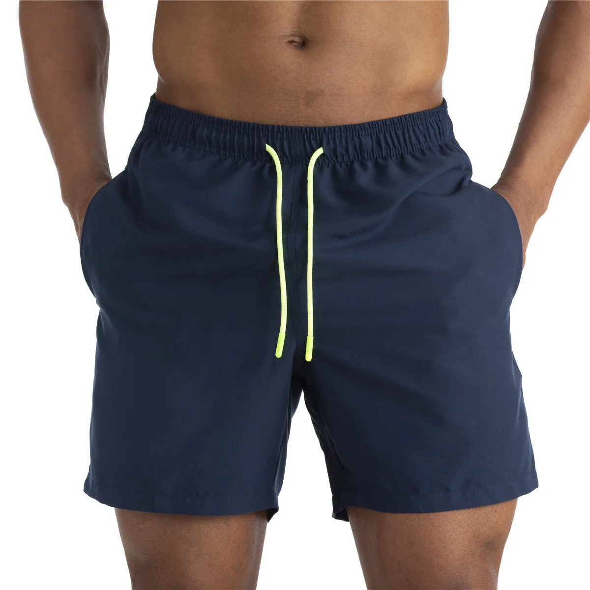 New 2024 Summer Fashion Men Running Shorts Jogging Gym Fitness Training Quick Dry Beach Short Pants Male Sports Workout Bottoms