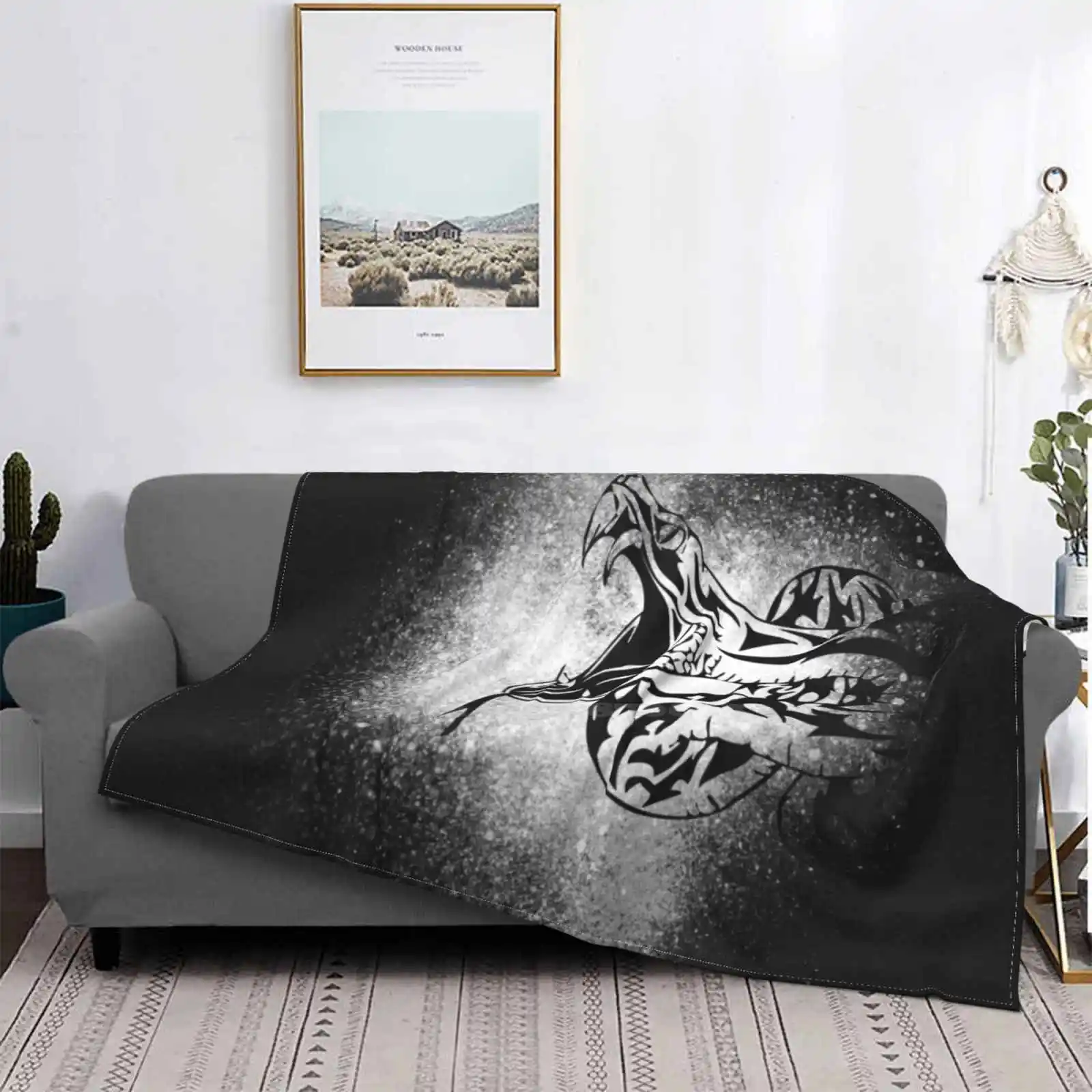 

Splash Sea Snake Venomous Snake Reptile Motif New Selling Custom Print Flannel Soft Blanket Snake Snake Reptile Skinning