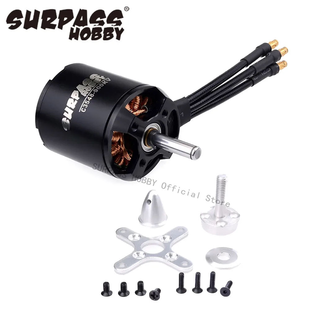 SURPASS HOBBY Brushless Motor C3548 14Pole Motor with Accessories for Aircraft Multicopter RC Plane Helicopter