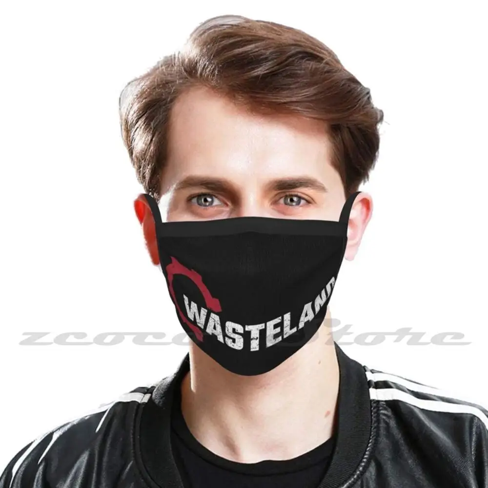 Grunge & Gear Design Mask Adult Child Washable Pm2.5 Filter Logo Creativity Grunge Gear Post Apocalyptic Nuclear