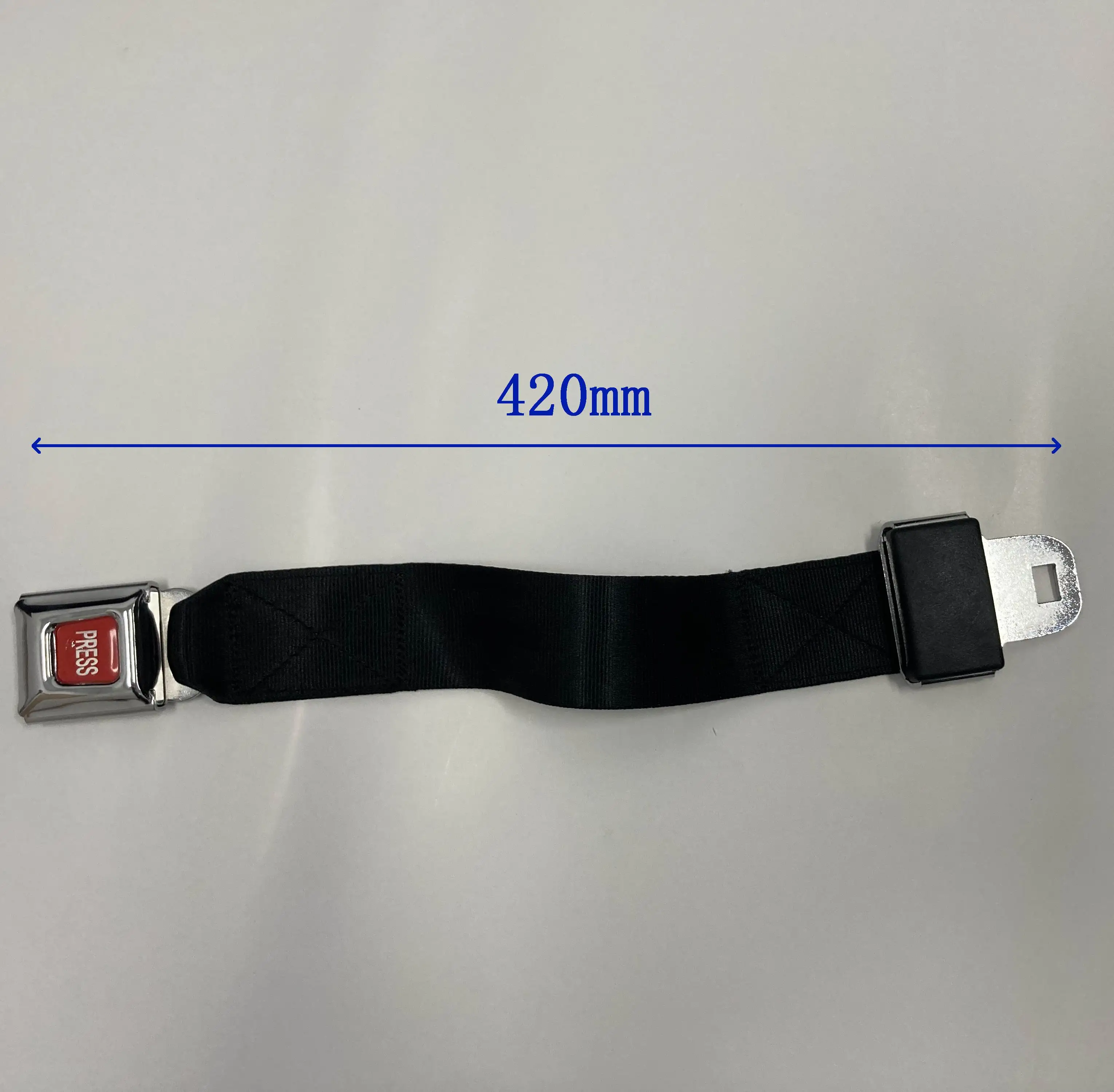 Brand New  Seat Belt Extension Extender   For 1 5/8 Inch GM Buckle add 16inch (42cm) length