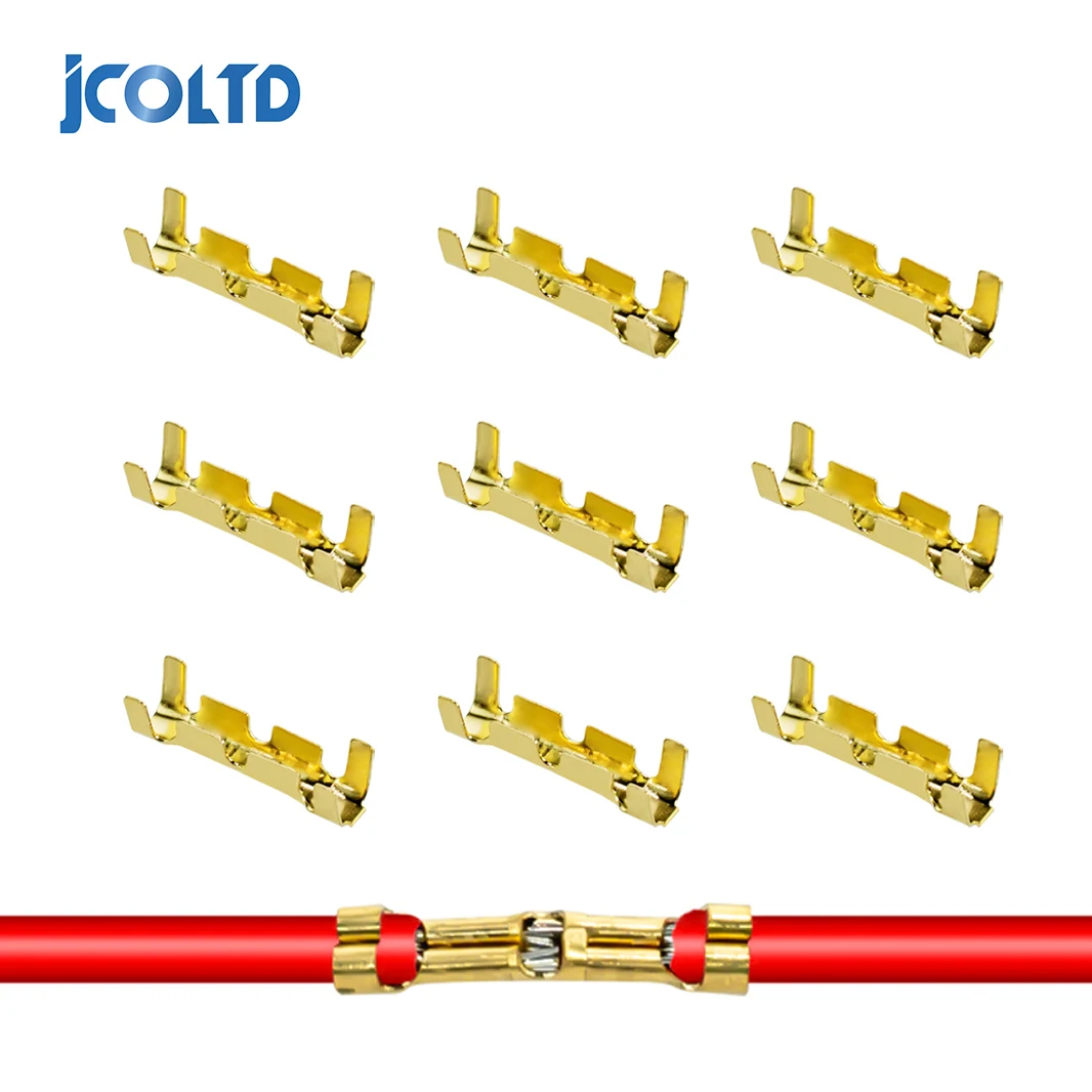 50 Pcs/100 Pcs 453 U-Vormige Terminal Tab Koude Inserts Connectoren Koude Terminal Kleine Tanden Fascia Terminal, 0.3-1.5mm2