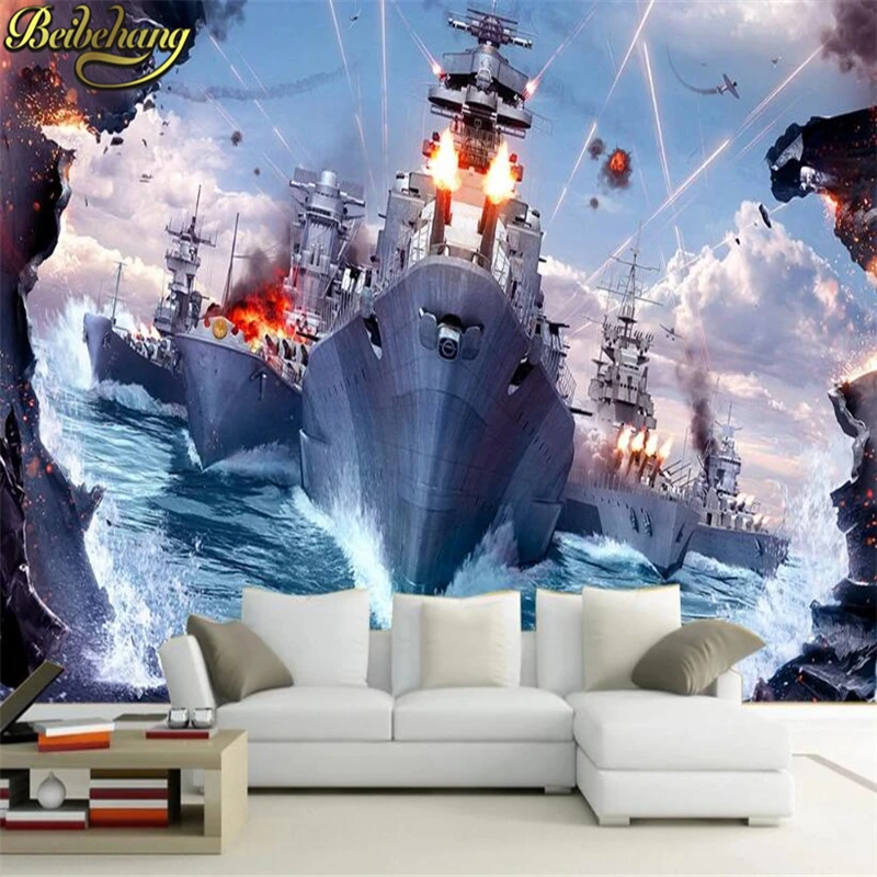 home decor Custom Photo Wallpaper Mural Bar night club KTV Wall TV Background papel de parede 3d Army war wall papers home decor