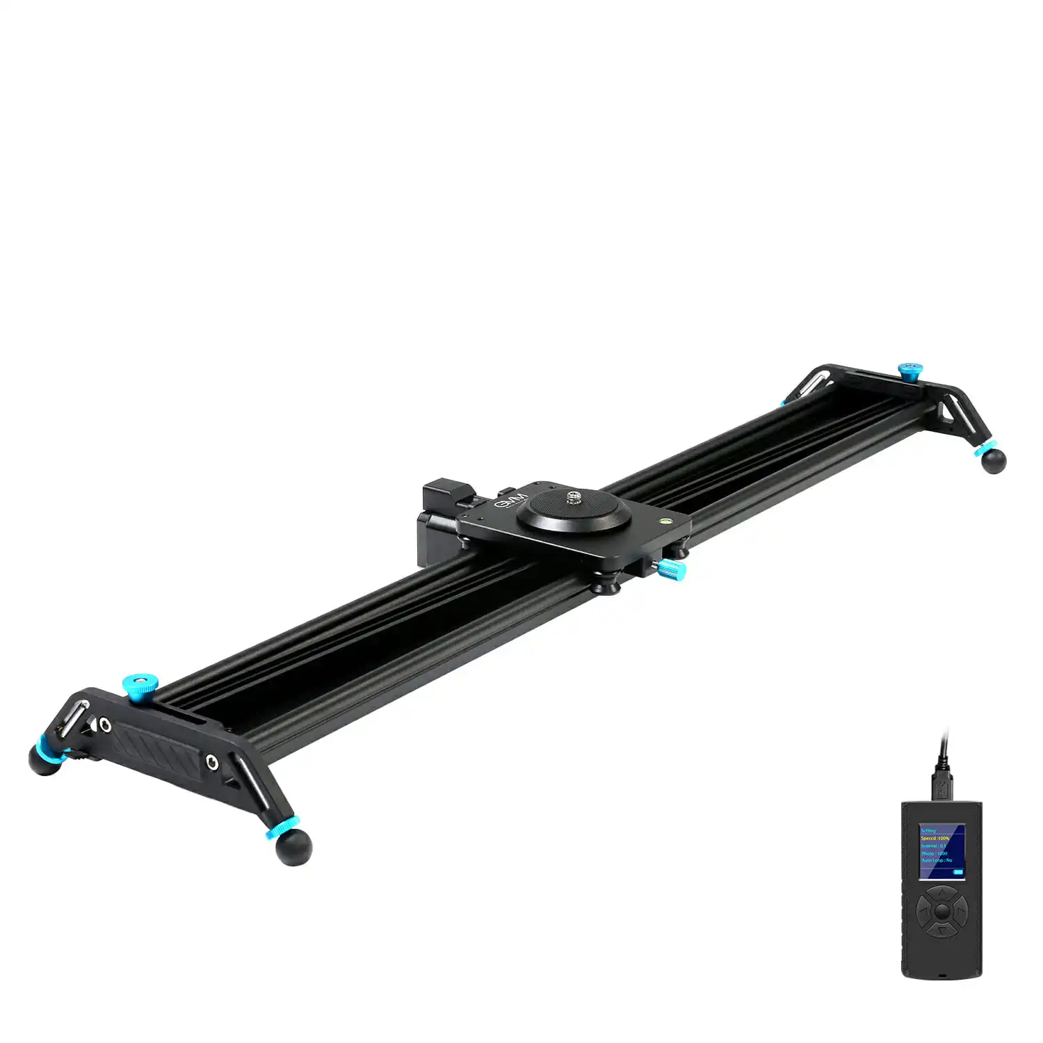 GVM GT-J80D GT-J120D Professional Video Aluminum Alloy Motorized Camera Slider Track Dolly Video Stabilizer Rail for DSLR