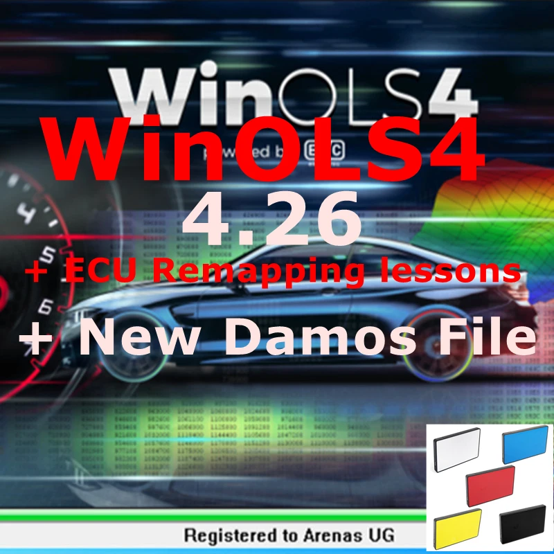 Winols 4,26 con 66 Plugins y Checksum + cursos de remapeo ECU + guías + programas + nuevo archivo Damos 2020 todos los datos del coche automotriz