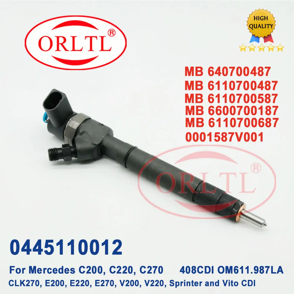 0 445 110 012 Auto Engine Injector 0445110012 Fuel Pump Injection Nozzle 0445 110 012 For Mercedes Sprinter 0986435071