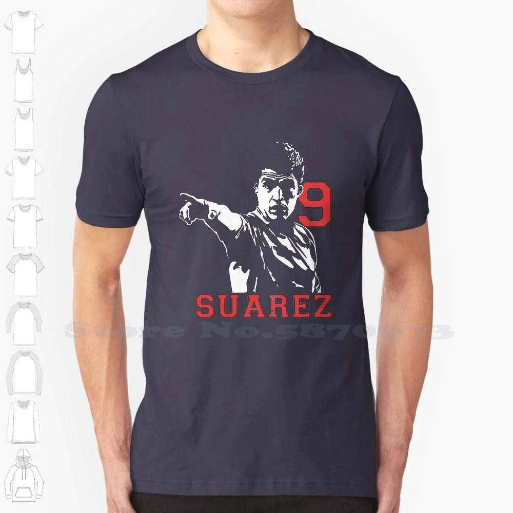 Luis Suarez Uruguay 100% Cotton T-Shirt Luis Suarez Uruguay Eredivisie Soccer Player Fc Lionel Philippe Coutinho Edinson