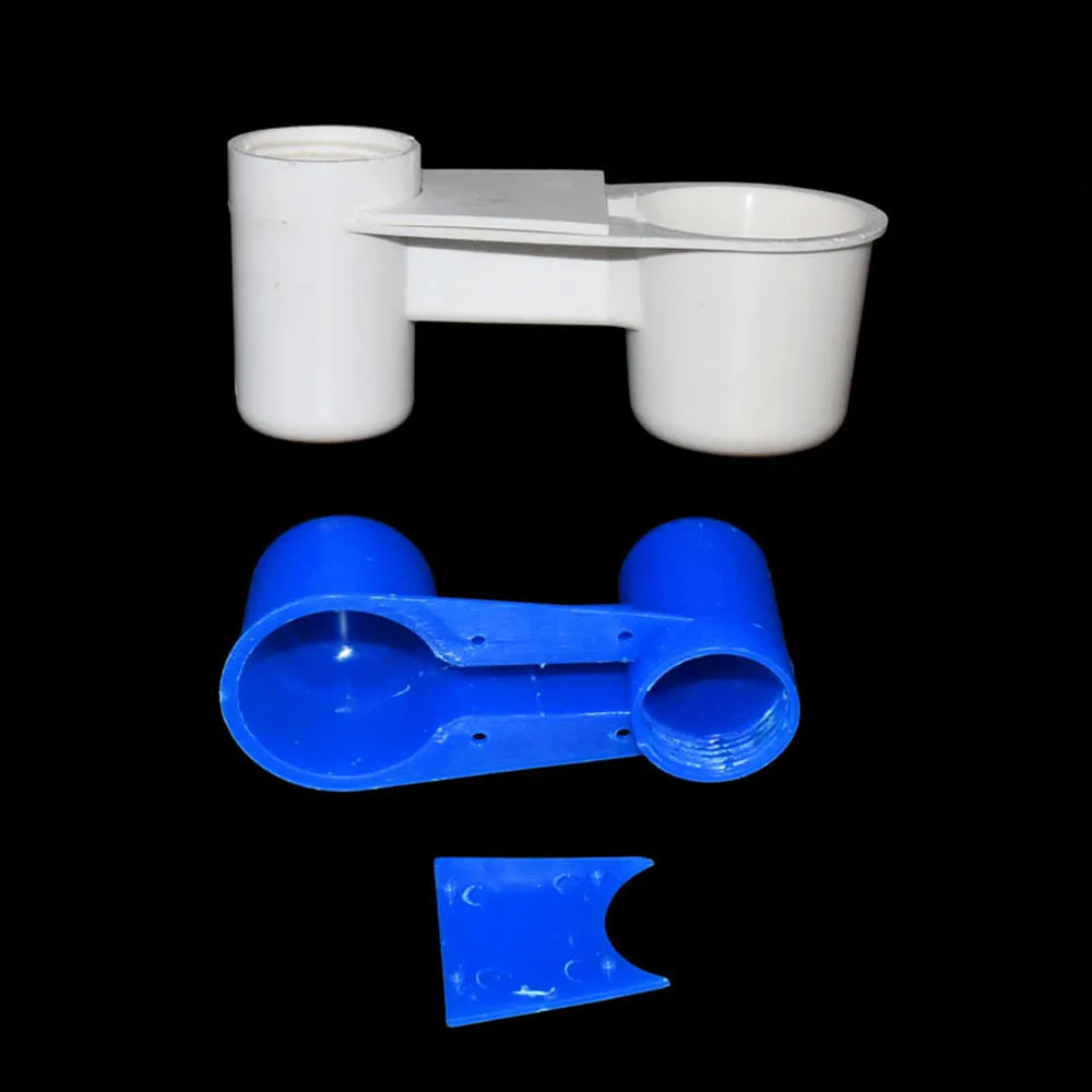 1 Pcs Plastic Bird Feeder blue Water Bottle Drinker Cup for Pigeon Bird Accessories Feeder