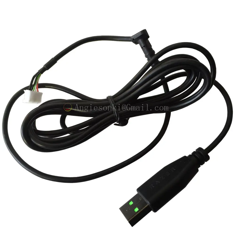 Nuevo ratón con cable USB/línea/cable para RZ abysus 2014 ratón RZ01-0119 negro