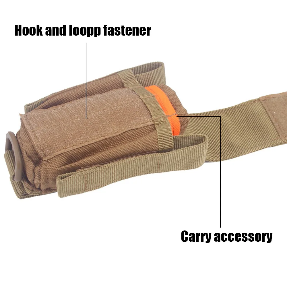 Tactical Molle Tool Pouch Organizer Multiple Pocket Holder Holster with Flap for Plier Pencil Knife Flashlight Hunting Accessory