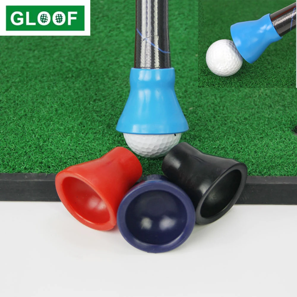 1Pcs Golf Ball Rubber Pickup Retriever Grabber Pick-up Suction Cup for Putter Grip Golf Ball Golf Training Aids