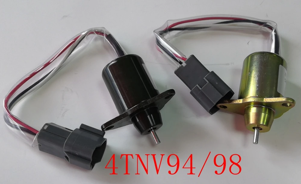 

Excavator accessories Yanmar engine 4TNV94 98 flameout solenoid valve Doosan 60 Hyundai 60 flameout switch