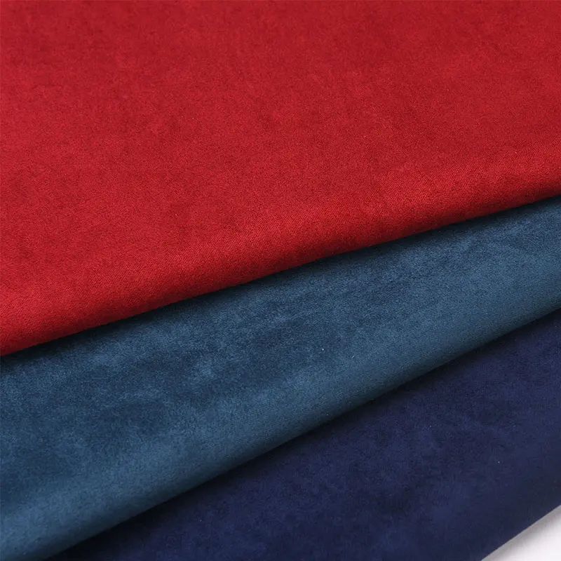 قماش من جلد الغزال بالمتر لخياطة أغطية الأريكة أغطية الوسائد القماشية وسادة ذاتية الصنع ناعمة مريحة عادي أسود أبيض أزرق أحمر وردي