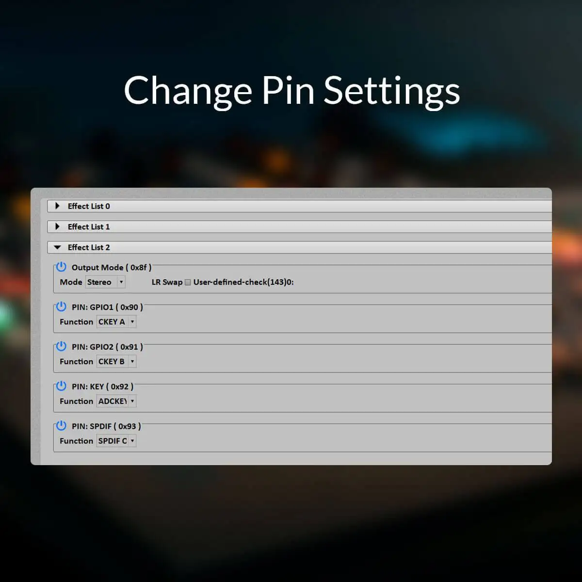 Arylic ACPWorkbench Audio Effect Tool