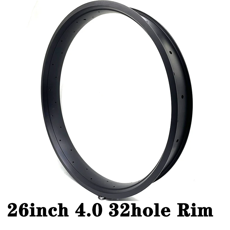 Aluminum Alloy Double Layer Bicycle Wheel Accessories, Snow Bike RIM, Anode Black Wheel, 32 Hole, 36 Hole, 20 \