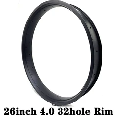 Aluminum Alloy Double Layer Bicycle Wheel Accessories, Snow Bike RIM, Anode Black Wheel, 32 Hole, 36 Hole, 20 