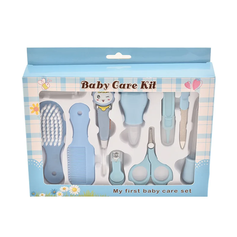 

New Baby Health Care Kits Baby Care hygiene Kit Grooming Set Thermometer Clipper Scissor Kid Toiletries for Newborns Baby Kids