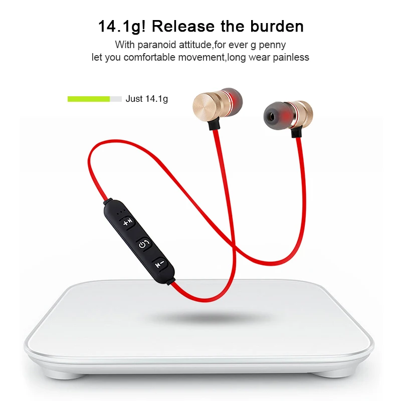 Magnetische Drahtlose Bluetooth 5,0 Kopfhörer Musik Headset Telefon Neckband Sport Ohrhörer Kopfhörer mit Mikrofon Für iPhone Samsung Xiaomi