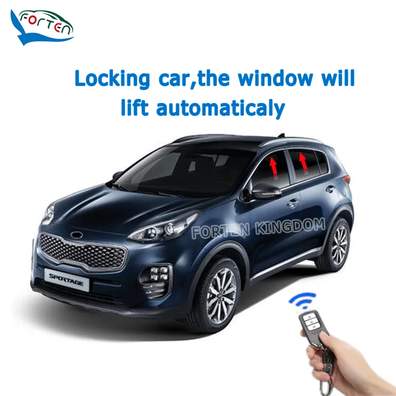 Car Intelligent Power Close Open Window Closer Opener Kit Module For Kia KX5 / Sportage 2016-2021