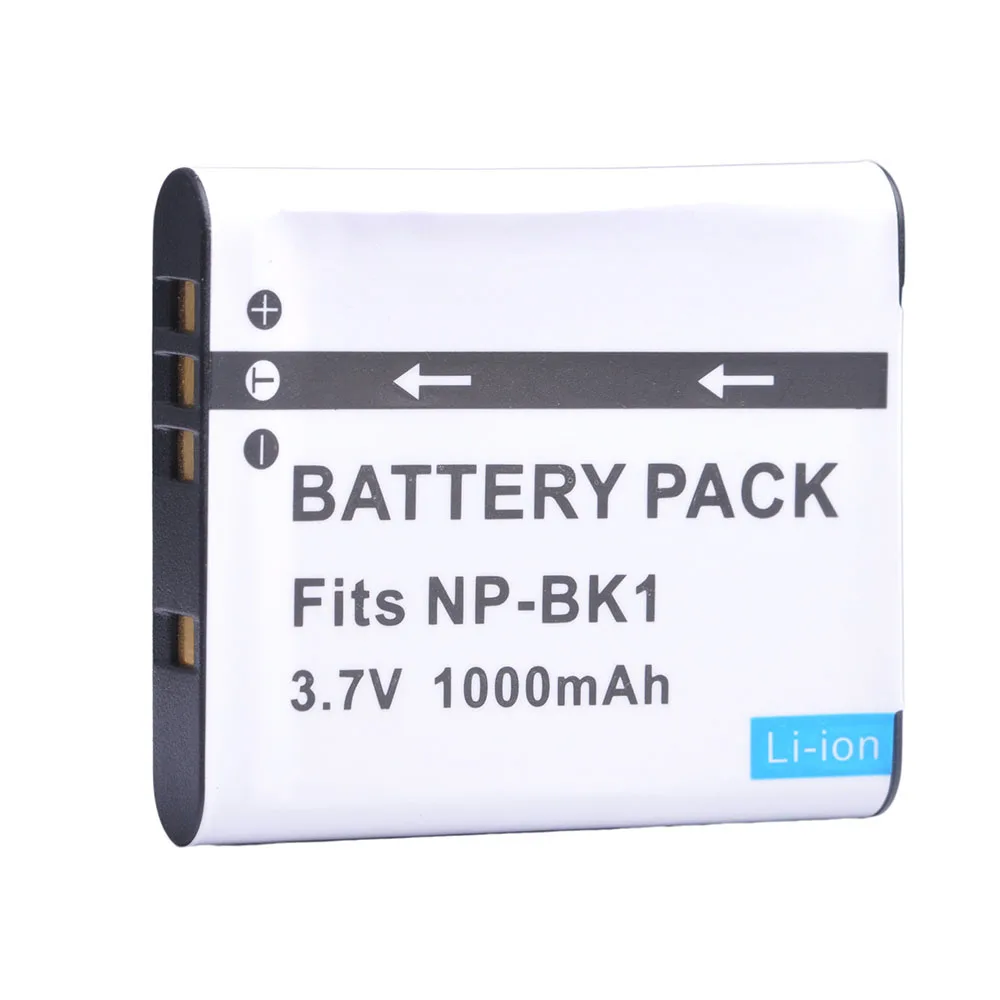 1000mAh NP-BK1 NPBK1 Batteries for Sony Cybershot MHS-PM5 DSC-W180 MHS-CM5 DSC W370 S980 S750 S780 S950 W190