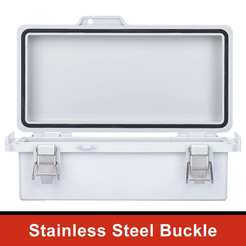 ABS Plastic Waterproof Enclosure Electrical Distribution Box With Hasp Electrical Junction Box Outdoor Sealed Switch Power Case