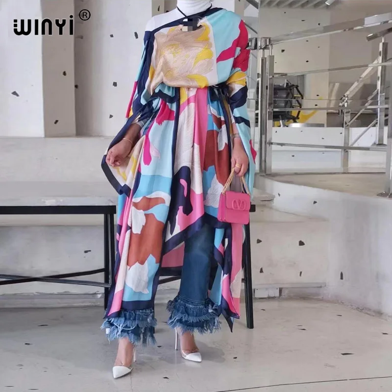 2022 nahen Osten kuwait Mode Frauen Sexy Boho Sommer Casual stwill Blumen Abend Party Strand Lange Maxi Kleid Tourismus rock