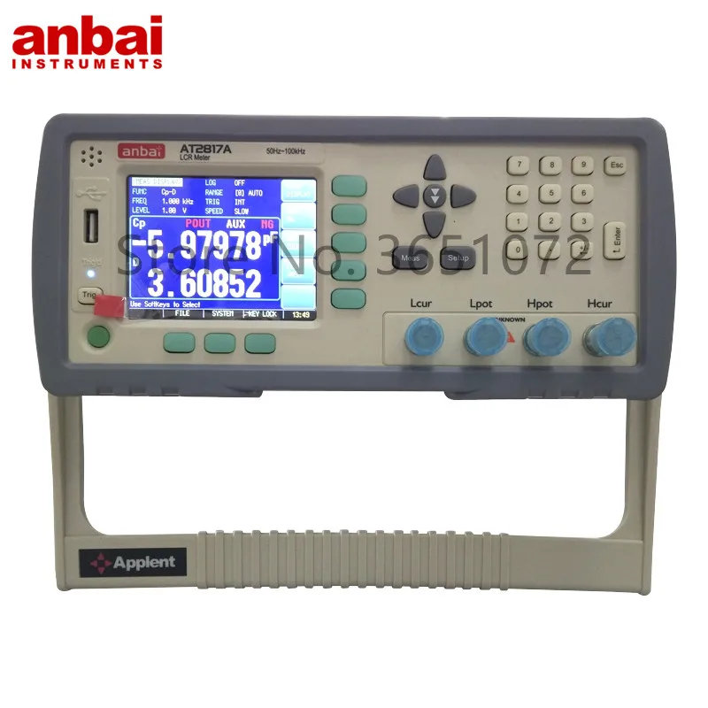 AT2817A High Performance LCR Meter 50Hz-100kHz 16 Points RLC Meter