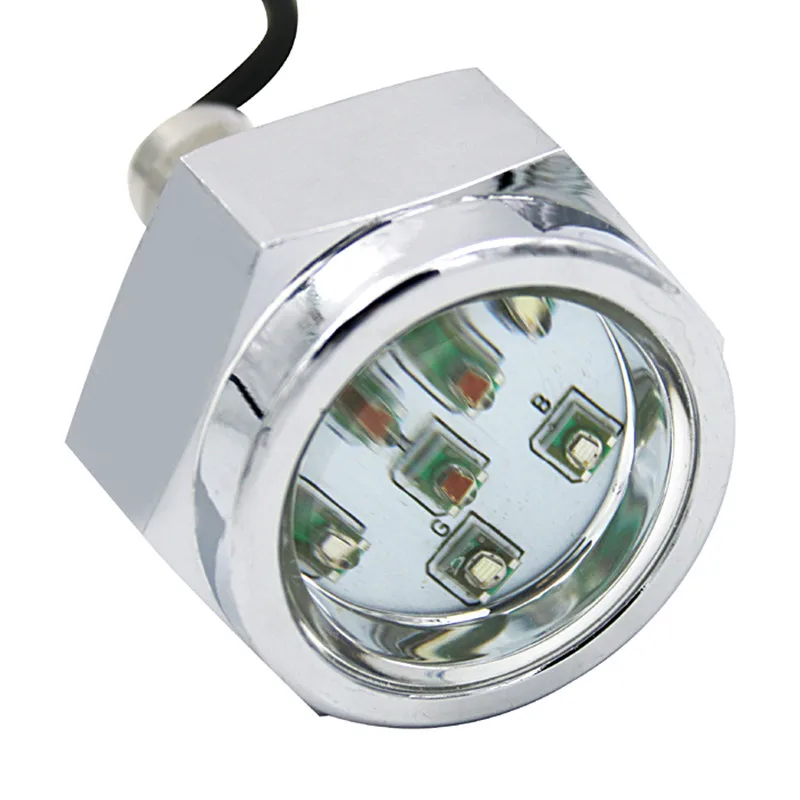 Imagem -03 - Npt Thread 27w 45 1030vdc Rgb Controle Remoto sem Fio Oceano Marinha Doca Iate Led Barco Dreno Plug Luz Dy-ds27