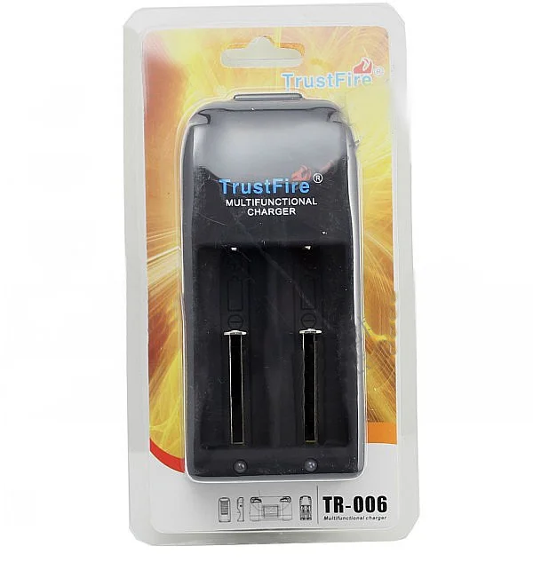 

50pcs/lot TrustFire TR-006 Multi-functional Charger For 26650 25500 26700 18650 16340 10440 Auto Stop Charging Li-ion Batteries