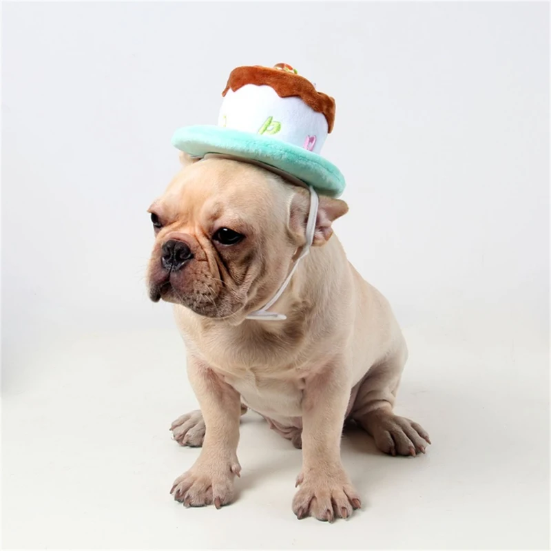 All saints carnival festival hat cap small pet show supplies longevity fruit birthday cake hat