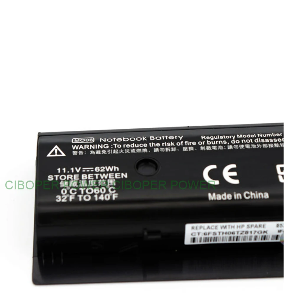 HSTNN-LB3N de batterie de CP véritable/MO06/MO09/HSTNN-LB3P 11.1V WH/58WH actionné pour DV4-5000 DV6-7002TX 5006TX DV7-7000 671567-421 TPN-W106