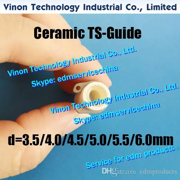 edm Ceramic K1C TS-Guide Sapphire insert d=3.6mm for So dick KIC,Charmilles SH2 Small Hole Drill EDM Machine