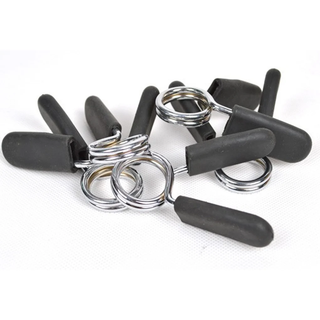 Abrazaderas de resorte para Mancuernas, Clips de bloqueo de barra de pesas de liberación rápida para entrenamiento, Fitness, 24/25/28mm, 2 uds.