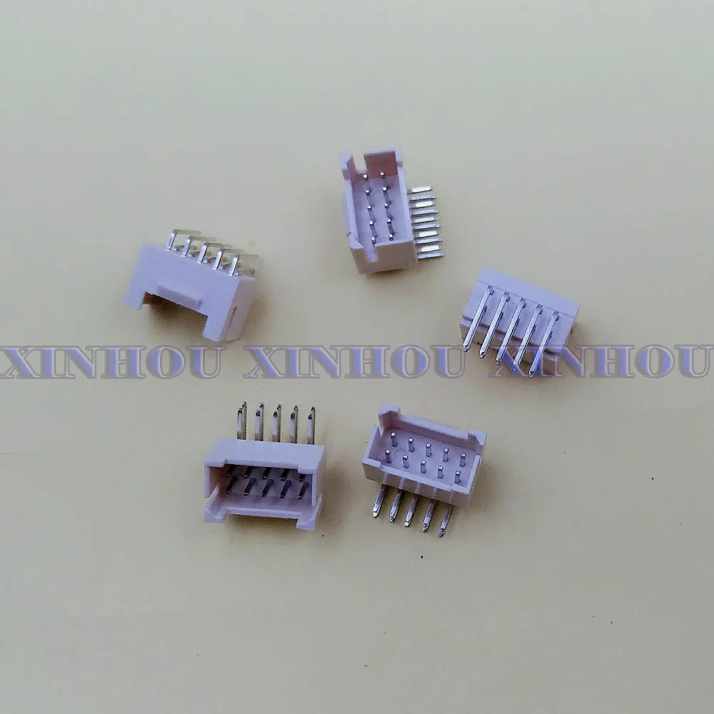 Conector de minerador 2x5p, 25 peças, soquete macho, agulha curvada, fivela de fileira dupla, adequado para minerador asic ebit e9i e9.3 e12 e10.2 e10.3