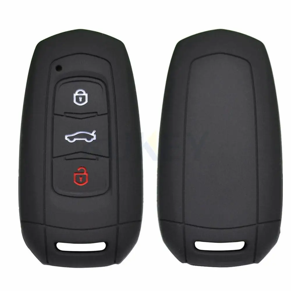 

Silicone Key Case Fob Shell Cover For Geely Atlas Boyue NL3 EX7 EmgrandX7 EmgrarandX7 SUV GT GC9 borui Remote Car Styling Holder