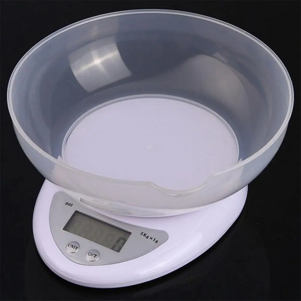 5kg/ 1g Precise Kitchen Digital LED Electronic Scale Food Weight Measuring Tool Kitchen Fruit Vegetable Scale Electronic No Bowl